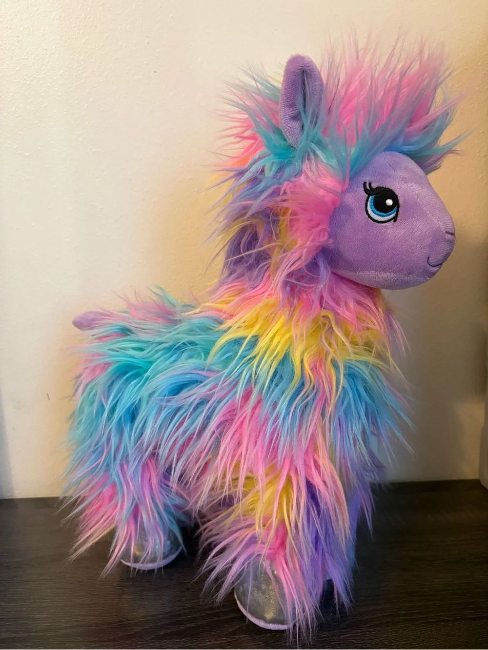 Furbulous Rainbow Tie Dye Llama Build-A-Bear Plush